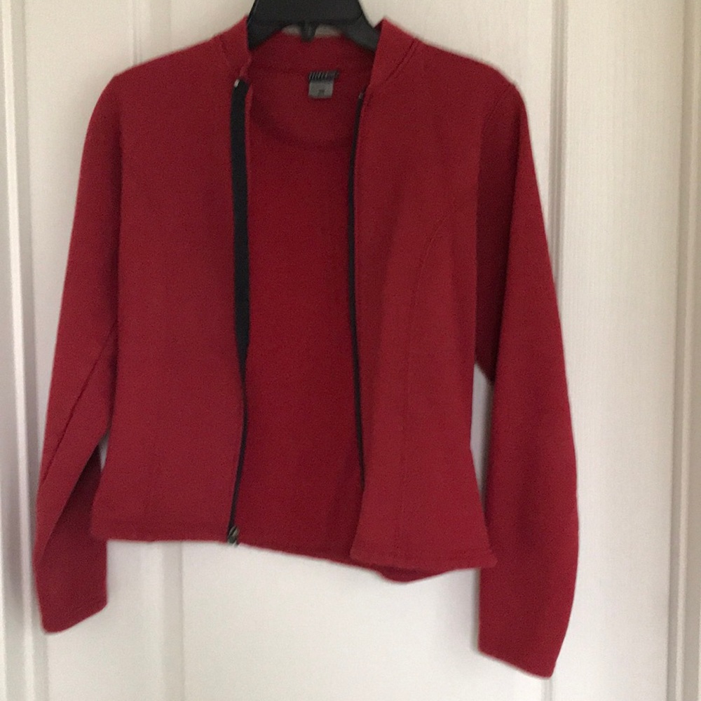 Lady zip up sweater